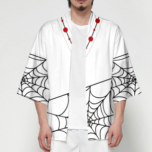 25 Estilos de Camisetas Cortas de Poliéster de Anime Kimono Haori de Nezuko Kamado y <span class=keywords><strong>Shinobu</strong></span> Kochou para Disfraz de Cosplay, Decoración y Accesorios de Fiesta - Product Image 2