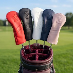 Fundas de Cuero Premium OEM para Palos de Golf, para Driver, Fairway, Híbrido, Diseño Personalizado - Product Image 1