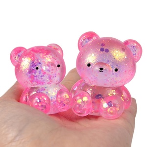ของขวัญเด็กสุดน่ารัก หมีจิ๋วน่ารัก ของเล่นบีบสัตว์นุ่มนิ่ม สควิชชี่ ของเล่นฟิดเจ็ตสำหรับเด็ก - Product Image 5