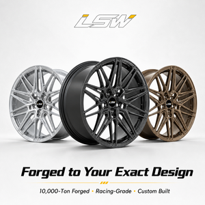 LS8190 18 19 20 นิ้ว 5x112 5x120 ล้อฟอร์จ ขายดีที่สุด สินค้ามาใหม่ สีดำเงา จัดส่งฟรี - Product Image 5