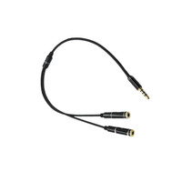 Cable de auriculares de audio de 4 polos macho a hembra de 3,5mm de fábrica de China
