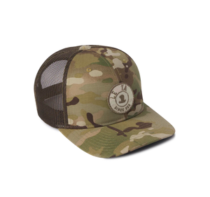 Gorra Trucker de 6 Paneles con Camuflaje Personalizada para Hombre y Mujer, Gorras Estilo Country para Vaqueros y Vaqueras, Logotipo Bordado, Gorra Snapback de Algodón - Product Image 1