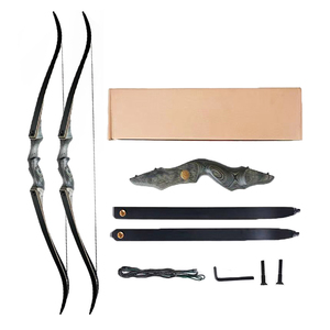 Arco Ricurvo in Legno da 25~<span class=keywords><strong>60</strong></span> Libbre <span class=keywords><strong>60</strong></span> Pollici per Allenamento di Tiro con l'Arco per Tiro Sportivo all'Aperto e Caccia Arco e Frecce Tradizionali da Assemblare - Product Image 4