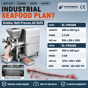 Separatore Carne-Lische Industriale per <span class=keywords><strong>Pesce</strong></span> Acciaio Inox Alimentare Nastro Pressore in Gomma Produzione di Polpette di <span class=keywords><strong>Pesce</strong></span> - Product Image 1
