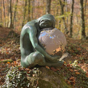 Figura de Bronce Fundido de la Diosa Griega Gaia, la Diosa de la Madre Tierra - Tema de Hadas y Moda - Product Image 2