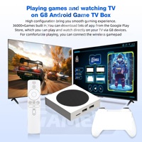 Console de jeu vidéo portable rétro NKIWI G8 Stick 4K TV Game Box 128 Go avec deux manettes sans fil HD, ensemble de consoles de jeu vidéo rétro