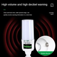 Luz de advertencia tricolor de rotación de 180 grados del fabricante con zumbador señal de sirena de una capa Luz de Torre LED industrial 24V 220V