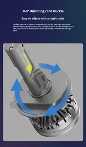 Đèn pha ô tô LED New Night Knight F2 3570, đèn sương mù, 6000K, 12V, bóng đèn ô tô cho <span class=keywords><strong>H1</strong></span>/H7/H4/9005/HB3/9006/H8/H11, lắp đặt phổ thông - Product Image 4