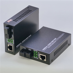 Convertidor de Medios Ethernet SFP Gigabit 1 Óptico 1 Eléctrico con Puerto LC de Fibra Única y Doble Fibra, Conversor Fotoeléctrico Monomodo - Product Image 1