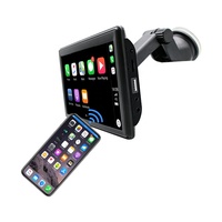 Lecteur multimédia DVD de voiture portable sans fil USB 7 pouces OEM ODM avec écran tactile de voiture Android Auto Carplay avec caméra de recul radio