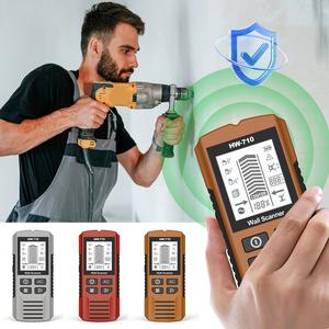 เครื่องตรวจจับผนัง5-in-1ใหม่เครื่องค้นหาเสาโลหะสำหรับการค้าต่างประเทศสำหรับวัดหมุดติดผนัง - Product Image 4