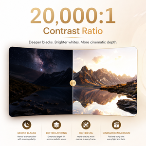 Nuovo Proiettore Laser 4K <span class=keywords><strong>C3</strong></span> Pro 2026, 3100 Lumen CVIA, Laser Tricolore, Zoom Ottico 1.67x, Auto Focus, Proiettore Home Theater - Product Image 3