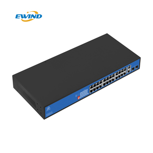 Ai Watchdog สวิตช์ POE 24พอร์ตกิกะบิต802.3af/at,2 Uplink + 2 SFP, App VLAN สำหรับกล้อง IP WiFi AP SMB - Product Image 5