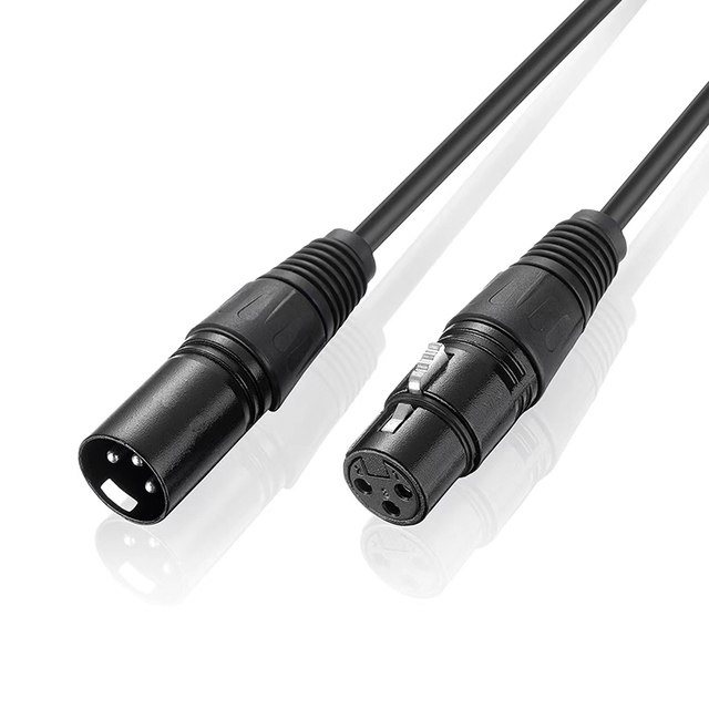 Xlr Male to Female Mic Cable Professional 3m 5m 10m 20m Mic Microphone Cable 3 Pin Male to Female Audio Xlr to Xlr Cable