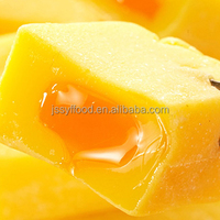 Oem Groothandel Hoge Kwaliteit Mango Kubus Zacht Snoep Snoep Bulk Mango Jam Gevulde Gummy Candy
