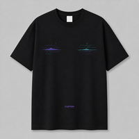 Kaos Custom Relaxed Fit dengan Cetakan Horizon Berulir Asli dan Bordir Mikro