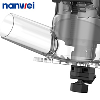NANWEI Tondeuse à bois électrique compacte 450W 32000rpm Palm Router 18V Rated DIY Small Menuiserie Machines à bois