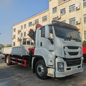 รถบรรทุกติดเครน ISUZU Giga 4x2 8 ตัน เครนบูมพับได้ ราคาขายส่ง - Product Image 1