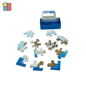 Fabricant Personnalisé 12 pcs Puzzles pour Enfants Impression Jeu Éducatif pour Enfants Jouets Puzzle en Carton Intelligent pour Enfants
