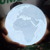 3D Earth Milky Way LED Night Light Lamp Table Desk Home Decorative Nightlight Gifts for Kids