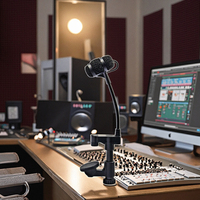 Microphone portable professionnel pour violon, alto, mandoline, épaisseur de 30 mm à 46 mm, connecteur XLR pour studio et usage domestique
