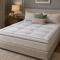 Surmatelas en coton de style hôtel 5 étoiles, épaissi, chaud, respirant, lavable, anti-acariens, antibactérien, usage hospitalier