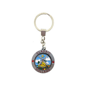 Porte-clés souvenir <span class=keywords><strong>de</strong></span> <span class=keywords><strong>vélo</strong></span> <span class=keywords><strong>à</strong></span> pédale Holland sur mesure émail en alliage <span class=keywords><strong>de</strong></span> zinc couleur personnalisée léger - Product Image 4