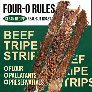 Tripe de bœuf verte coupée en morceaux, sans additifs, pour chiens - Friandises pour chiens séchées à l'air naturel, riches en protéines et faibles en matières grasses - Product Image 3