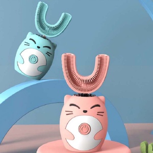 Automatic Toothbrush 360 Degree U Shape Kids Adult Toothbrush With Blue Led - Product Image 3