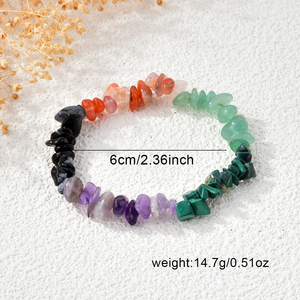 Pulsera Unisex Bañada en Oro con Piedras Naturales de los Doce Signos del Zodíaco, Estilo Moderno, con Tarjeta de Regalo, Colección 2026 Energy Stone - Product Image 6