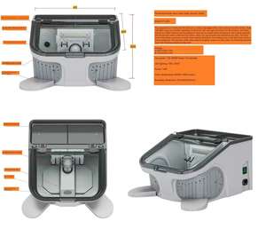 Forniture dentali depolveratore elettrico copertura per workstation dentale aspirapolvere lucidatrice - Product Image 5