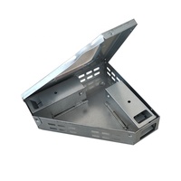 Piège à souris et rats en métal triangulaire à double trou pour usage domestique, mini boîte multi-capture avec fenêtre transparente