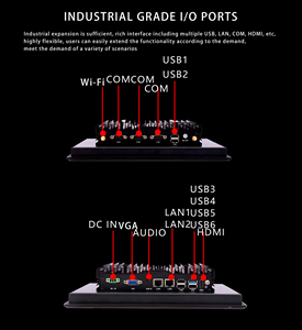 10inch 8inch bảng điều khiển công nghiệp PC <span class=keywords><strong>Touch</strong></span> <span class=keywords><strong>Panel</strong></span> Linux cửa sổ đa écrans PC nhôm nhúng VESA Mini PC với tình trạng Chứng Khoán - Product Image 3