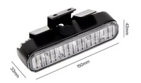 Lumière ionique de haute qualité pour moto et voiture, bleu glace/bleu neige, 6 LED, 18W, ultra-lumineuse, modèle K6 OLIVER, compatible 12-24V