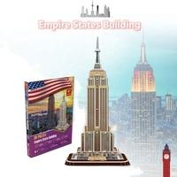 Kit de Modélisme Architectural 3D DIY de Luxe Personnalisé en Bois Fait Main, Représentant un Monument Mondialement Célèbre, Décoration de Bureau Finie