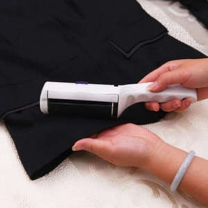 Cepillo electrostático para limpieza en seco, removedor de pelusas para ropa, rodillo de plástico con adhesivo fuerte - Product Image 2