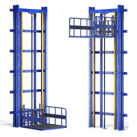 Ascenseur hydraulique de cargaison adapté aux besoins du client par usine de source petit ascenseur de marchandises industrielles pour l'entrepôt