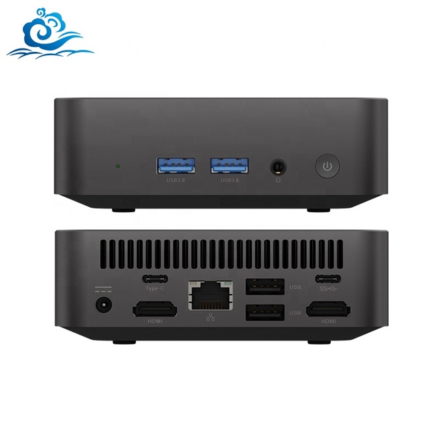HLY Intel N5095A N100 DDR4 RAM M.2 SSD Win11 Wifi Portable HTPC Micro Computer Mini PC for Office Education with Fan