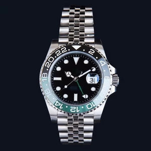 Montre de créateur multifonctionnelle pour homme - Montre mécanique de haute qualité avec un design de lunette rouge et bleue - Product Image 1