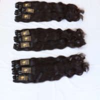 Cheveux Indiens Bruts Non Traités Mink Vierge Ondulés Raides, Tissage, Lot en Gros de Fournisseurs de Cheveux Humains Bruts Indiens en Vrac
