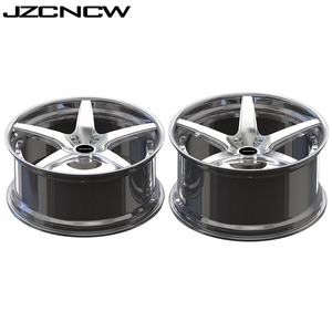 JZCNCW Nouvelles jantes en alliage d'aluminium forgé sur mesure en 2 pièces 5x114.3mm pour F8/F142M/SF90/F430/488GTB/296GTB Passager 40mm - Product Image 5