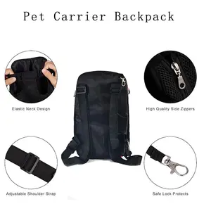 Zmaker Groothandel Custom Comfort Warm Pet Dog Carrier Bag Bike Draagbare Kat Carrier Rugzak