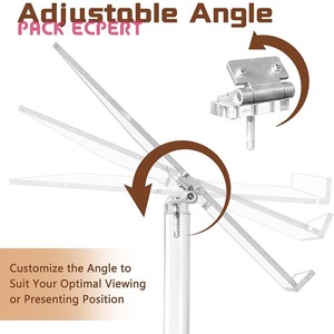 E da tùy chỉnh máy chủ nói nền tảng cao cấp trong suốt áp dụng Nhà thờ hội trường lễ cưới Acrylic Bục Giảng - Product Image 4