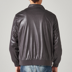 Giacca da <span class=keywords><strong>Uomo</strong></span> in Pelle Stile Motociclista, Giacca da Biker <span class=keywords><strong>su</strong></span> <span class=keywords><strong>Misura</strong></span> in Vera Pelle con Vestibilità Aderente GB220726 - Product Image 4