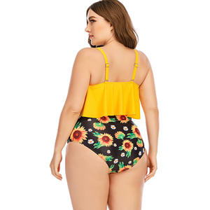 Vêtements <span class=keywords><strong>de</strong></span> plage <span class=keywords><strong>grande</strong></span> <span class=keywords><strong>taille</strong></span> pour femmes bikini 2 pièces avec short pour <span class=keywords><strong>maillot</strong></span> <span class=keywords><strong>de</strong></span> <span class=keywords><strong>bain</strong></span> sexy à large buste - Product Image 3
