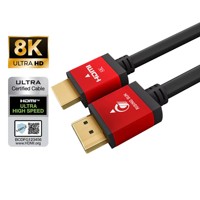Câble personnalisé 48 Gbps Ultra HD 8K pour 2.1, 10 pieds, PVC tressé, paire torsadée pour moniteur