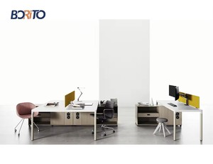 Escritorio de oficina ejecutivo moderno personalizado al por mayor Mesa de jefe comercial con características modulares y convertibles - Product Image 4