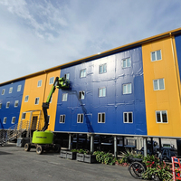 Maison mobile isolée de 40 pieds 20 pieds, imperméable et préfabriquée, villa plate de 2 3 4 5 chambres à coucher, maison préfabriquée en conteneur extensible