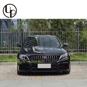 MB classe <span class=keywords><strong>C</strong></span> W205 C63 kit de carrosserie pour w205 sport style 2015-2018y mise à niveau à 2019y un diffuseur de conception - Product Image 1