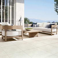 Canapé d'extérieur, table basse de jardin en alliage d'aluminium, mobilier de loisirs pour patio, villa, hôtel, complexe hôtelier, meubles en métal imperméables
